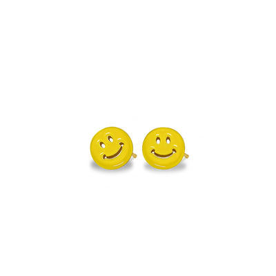 Mini Additions™ Smiley Face Earrings