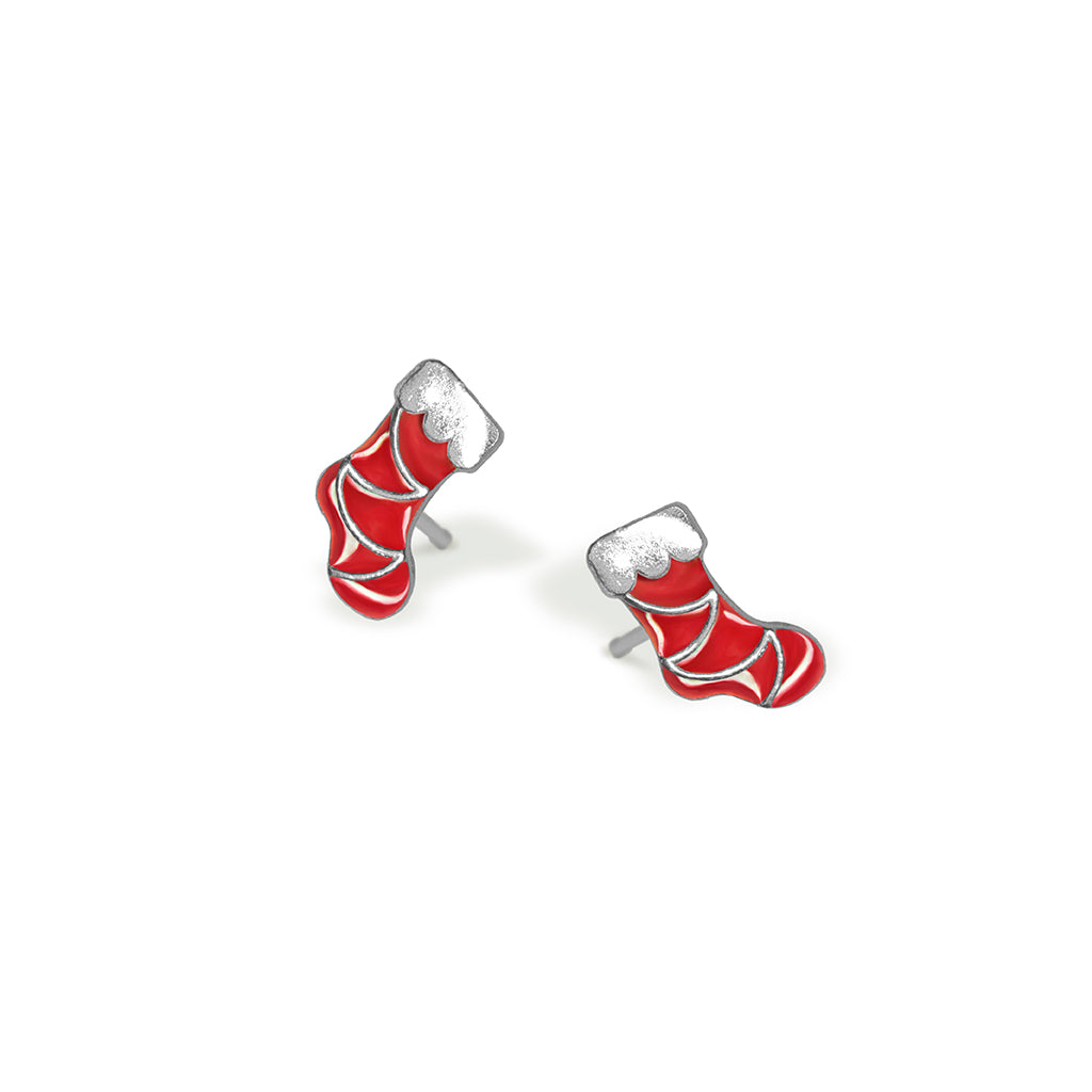 Alex Woo Mini Additions™ Stocking Earrings