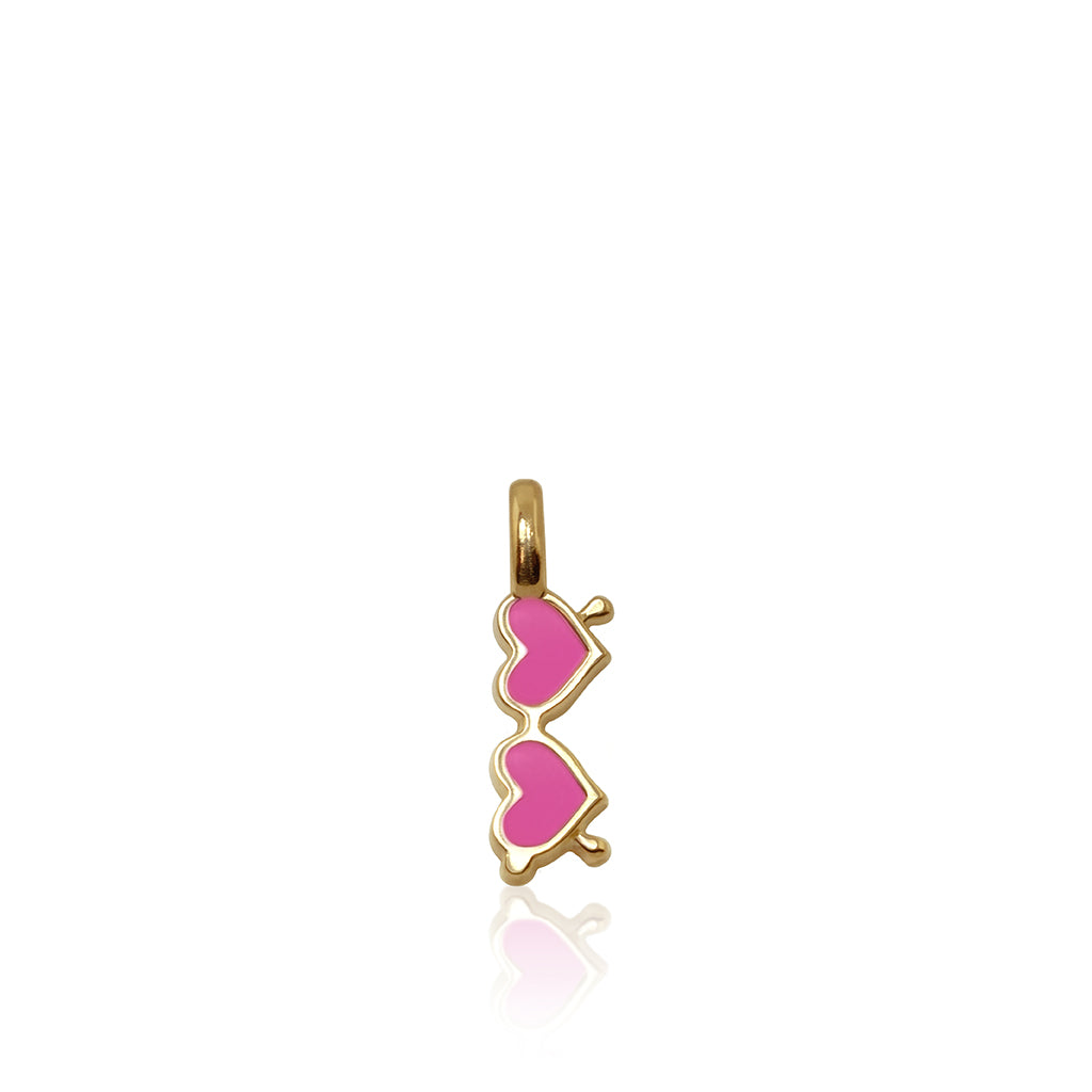 Alex Woo Mini Additions™ Heart Sunglasses Charm