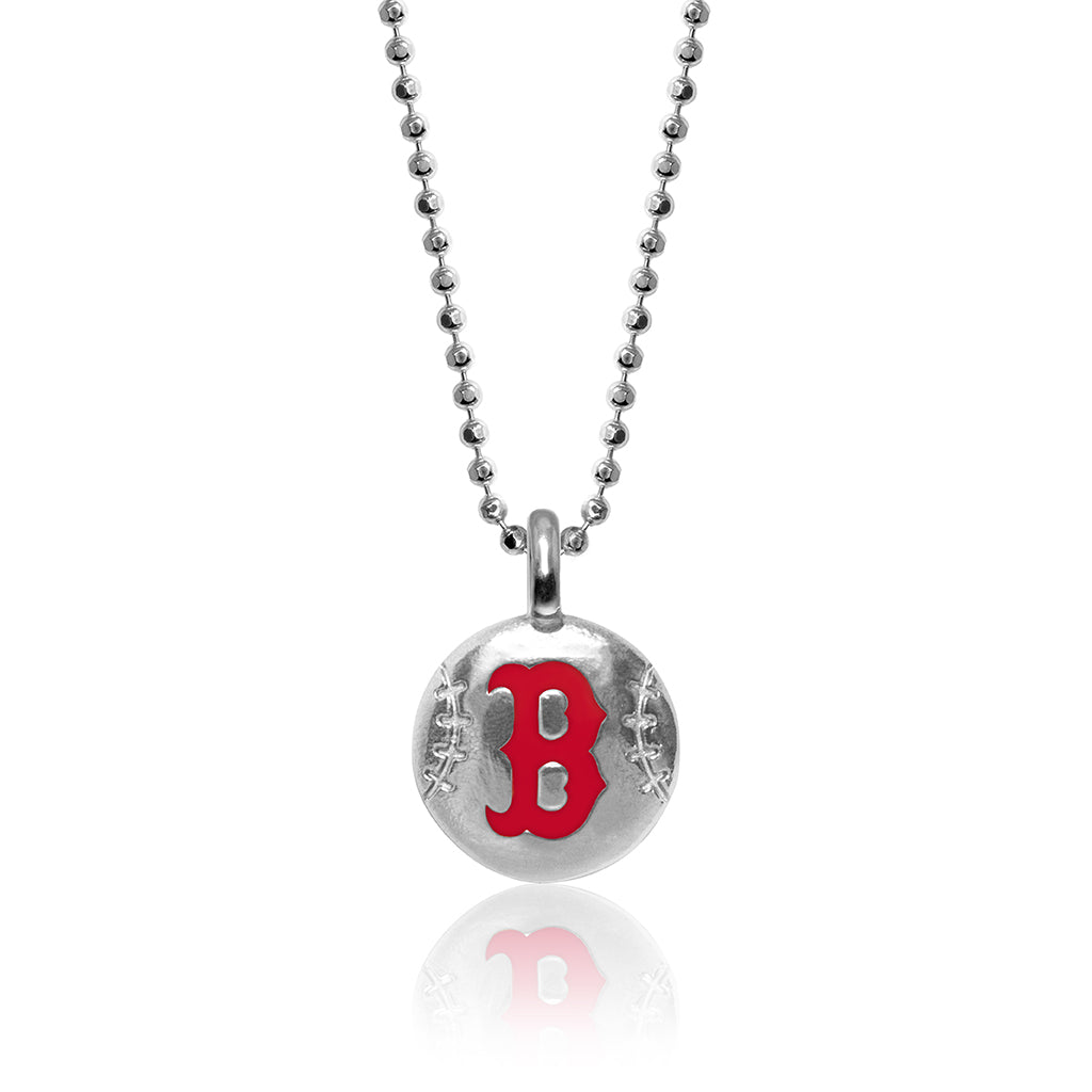 Women's Boston Red Sox Small Logo Sterling Silver Pendant Necklace
