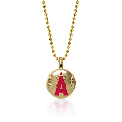 Alex Woo MLB LA Angels Baseball Disc Charm