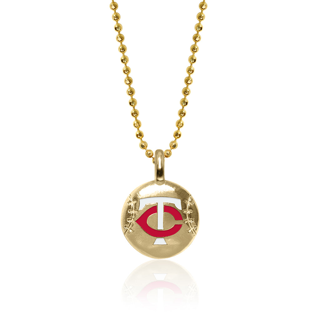 Alex Woo MLB Minnesota Twins Baseball Disc Charm