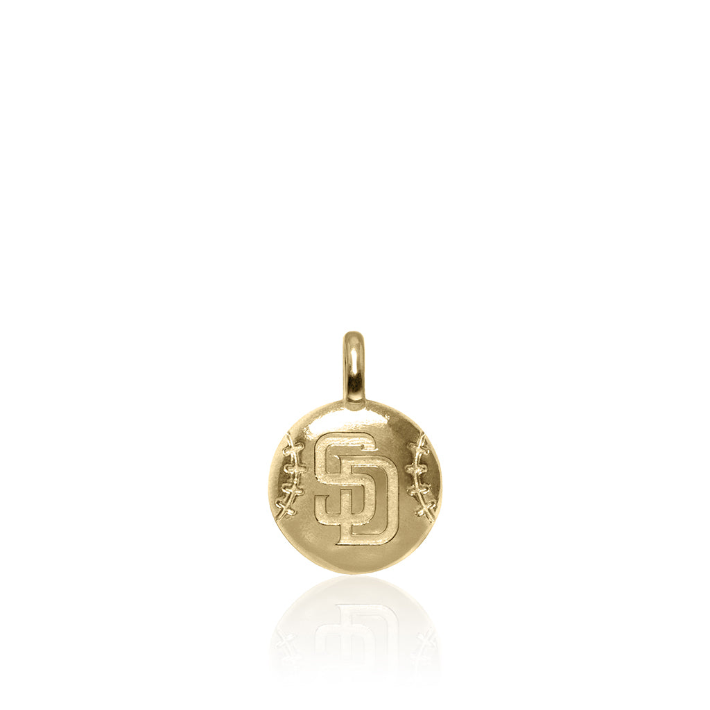 Alex Woo MLB San Diego Padres Baseball Disc Charm