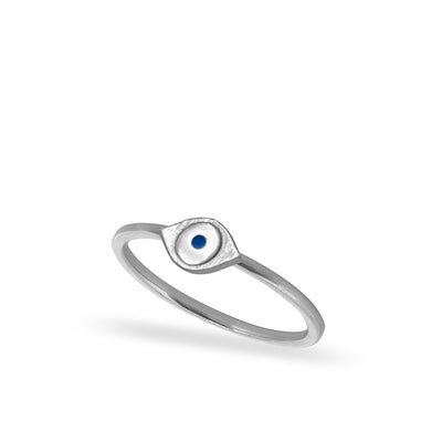 Alex Woo Mini Additions™ Evil Eye Stackable Ring