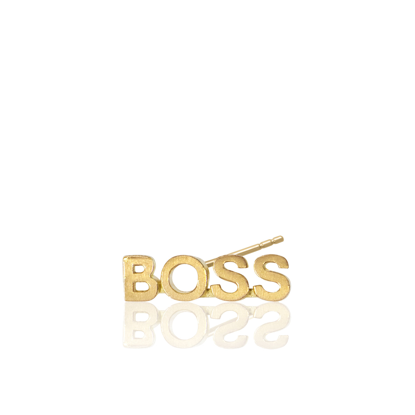 Mini X Boss Single Stud Earring