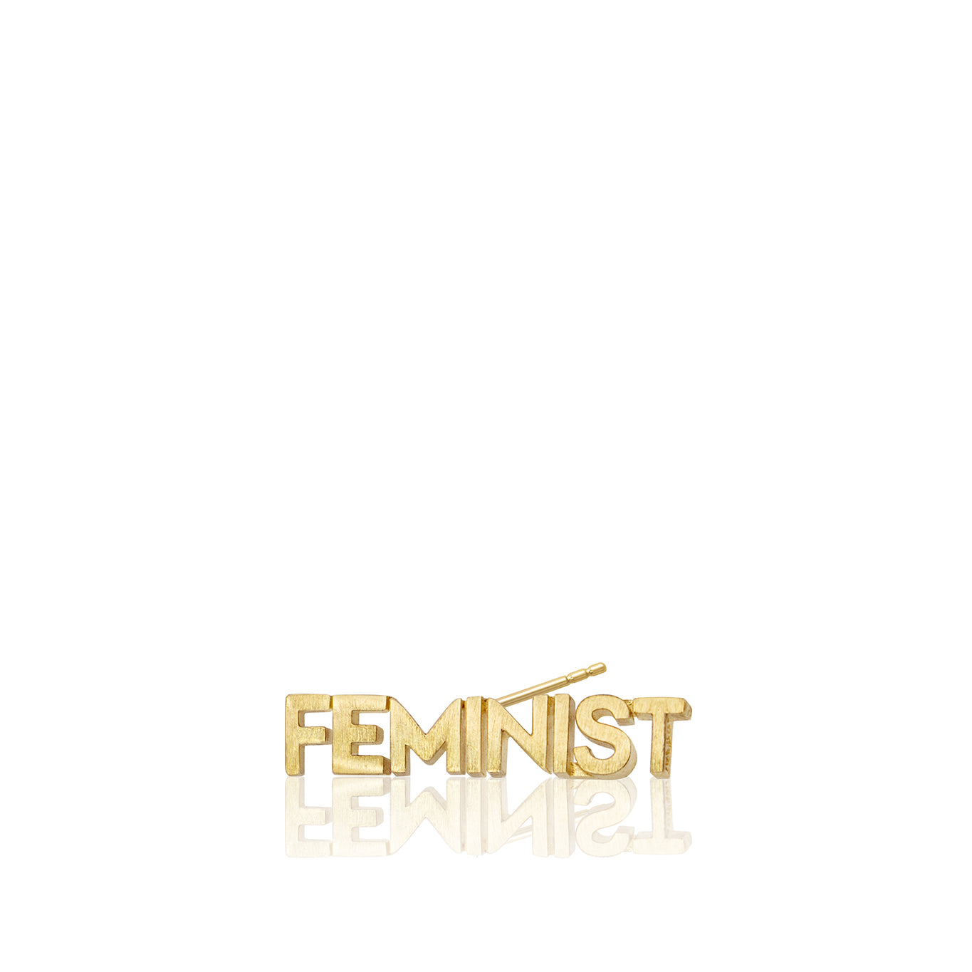 Mini X Feminist Single Stud Earring