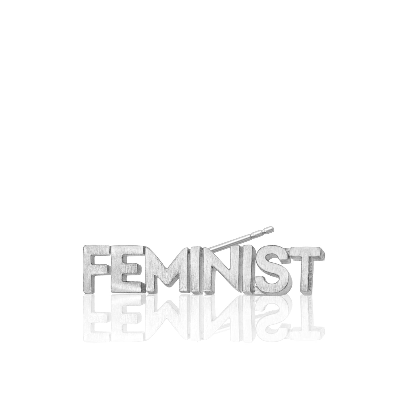 Mini X Feminist Single Stud Earring