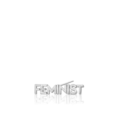 Mini X Feminist Single Stud Earring