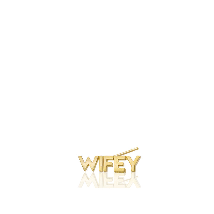 Lexeme Wifey Single Stud Earring