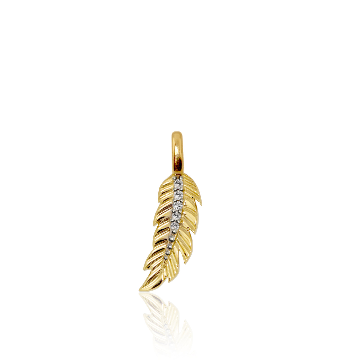 Alex Woo Mini X Feather Charm