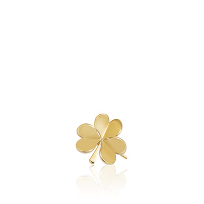 Mini X Shamrock Single Stud Earring