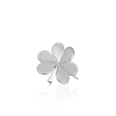 Mini X Shamrock Single Stud Earring