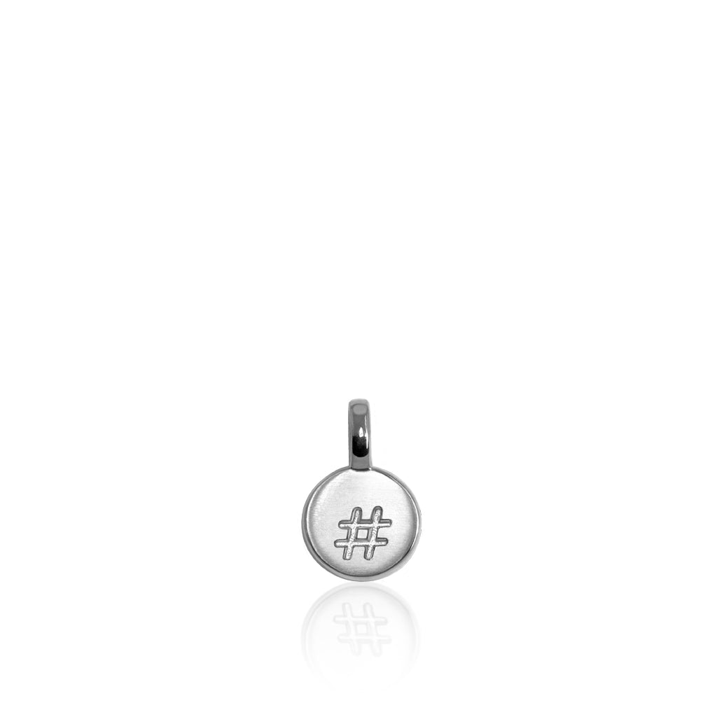 Alex Woo Mini Additions™ Letter Hashtag Charm