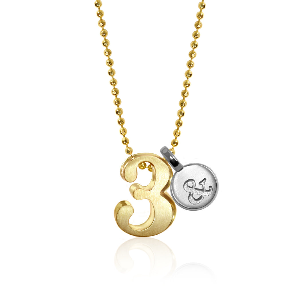 Alex Woo Letters (A-Z) Mini Additions™ Charm Necklace