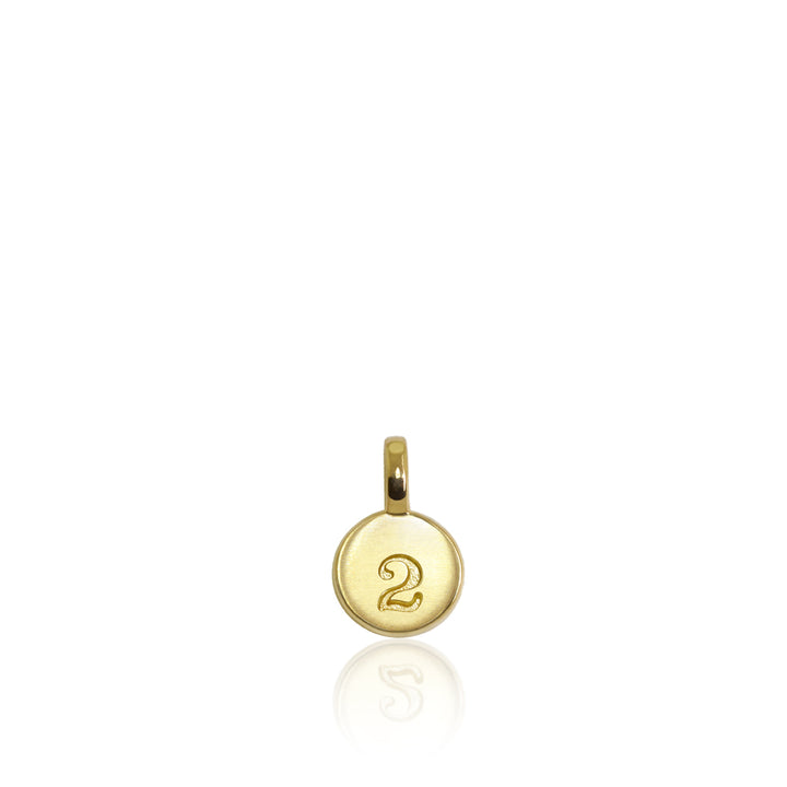 Mini Additions™ Number 2 Charm