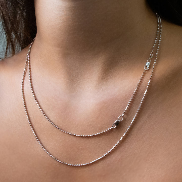 Alex Woo Disco Chain Extender in Sterling Silver for 1.5 mm Chains