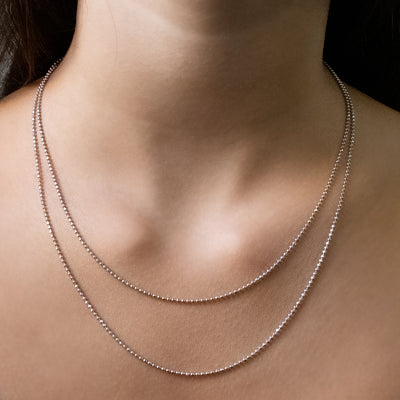 Disco Chain in Sterling Silver - 1.5 mm