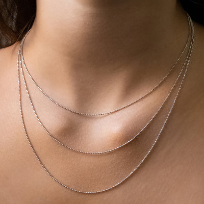 Disco Chain in 14kt Gold - 1 mm