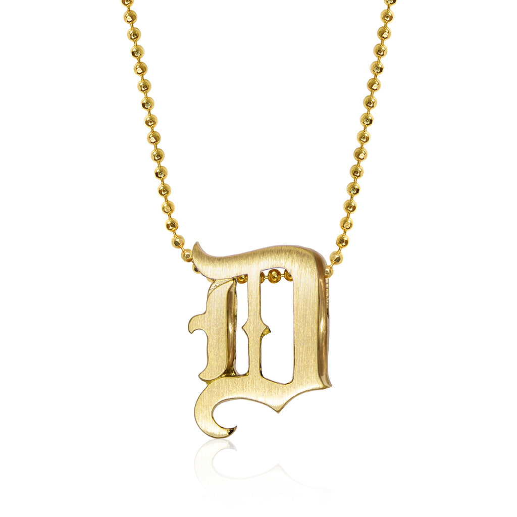 Alex Woo Origin Letters (A-Z) Charm Necklace