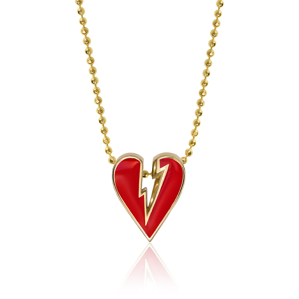 Alex Woo x The Phantom of the Opera Broken Heart Charm Necklace