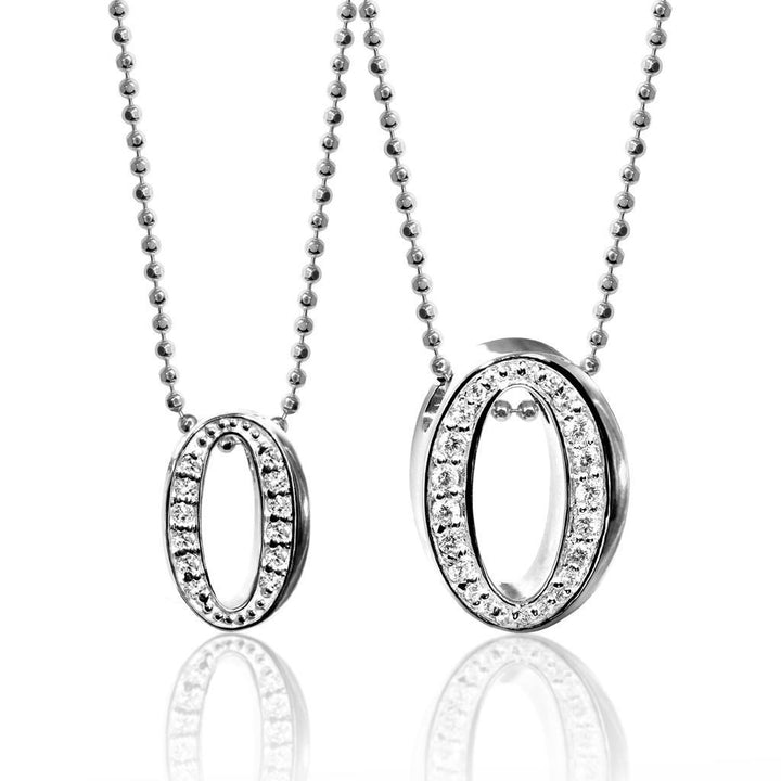 Alex Woo Number 0 Charm Necklace