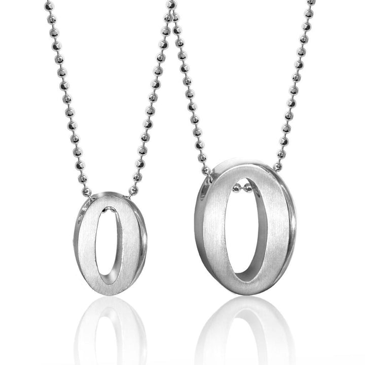 Alex Woo Number 0 Charm Necklace