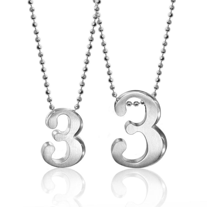 Alex Woo Number 3 Charm Necklace