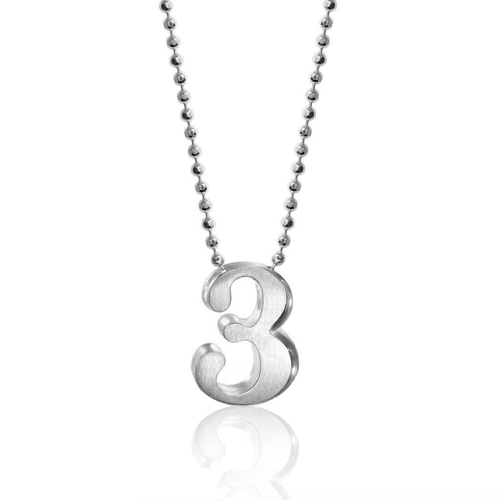 Alex Woo Number 3 Charm Necklace