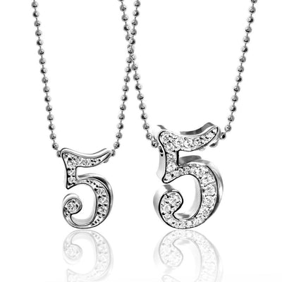 Alex Woo Number 5 Charm Necklace