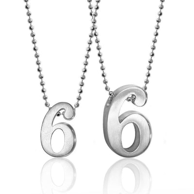 Alex Woo Number 6 Charm Necklace