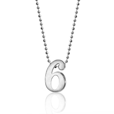 Alex Woo Number 6 Charm Necklace