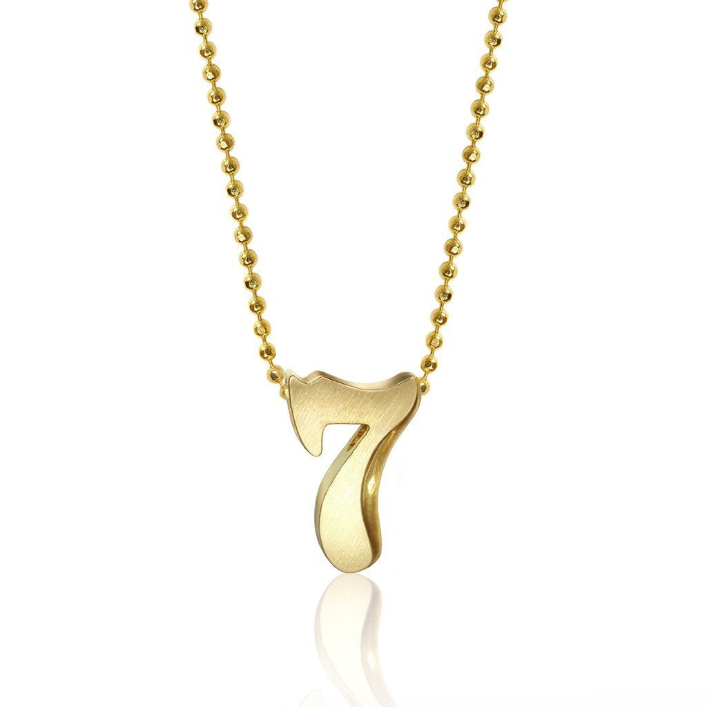 Alex Woo Number 7 Charm Necklace
