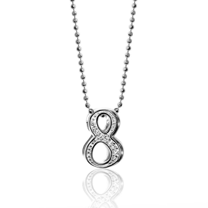 Alex Woo Number 8 Charm Necklace