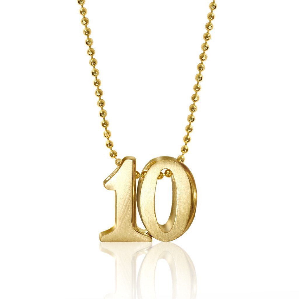Alex Woo Custom Double Numbers Little Icons™ Charm Necklace