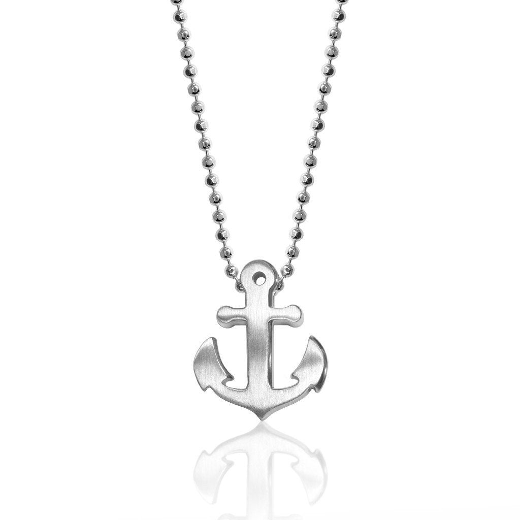 Alex Woo Seasons Anchor Charm Necklace