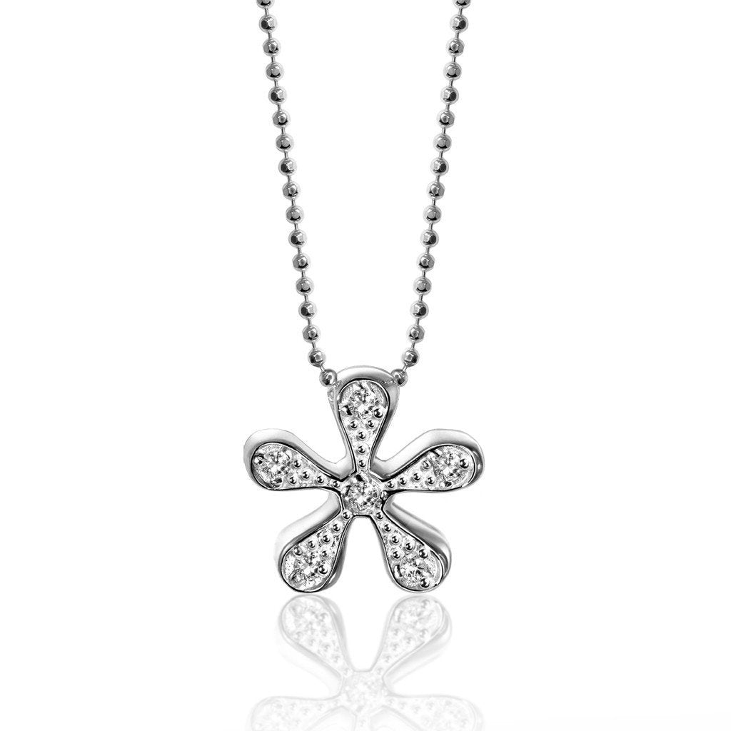 Alex Woo Seasons Daisy Charm Necklace