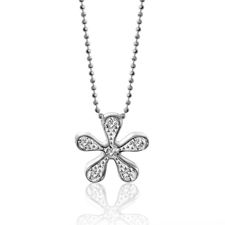Alex Woo Seasons Daisy Charm Necklace