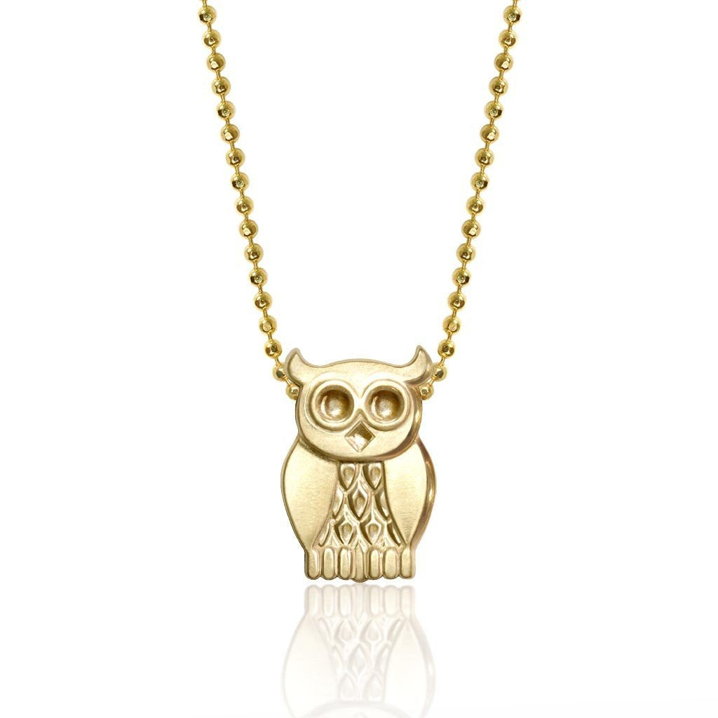 Alex Woo Seasons Owl Charm Necklace