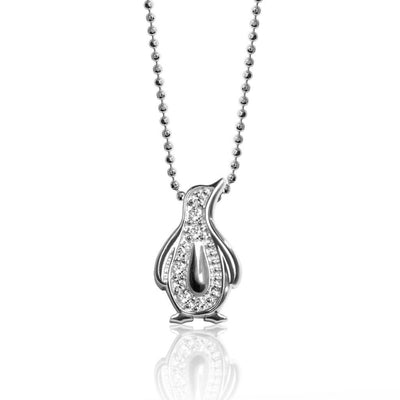 Alex Woo Seasons Penguin Charm Necklace