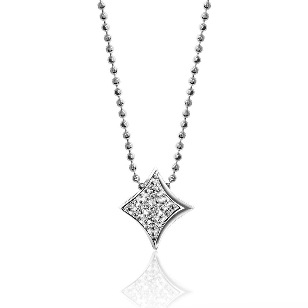 Alex Woo Vegas Diamond Charm Necklace