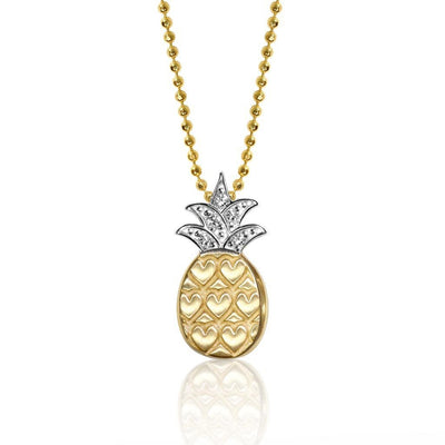 Alex Woo Vegas Pineapple Charm Necklace Charm Necklace