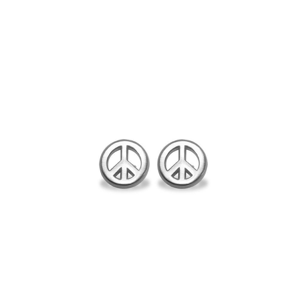 Mini Additions™ Peace Sign Earrings