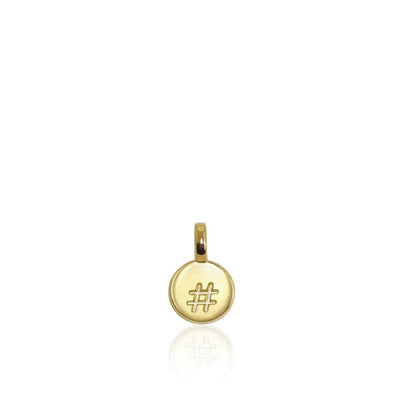 Alex Woo Mini Additions™ Letter Hashtag Charm