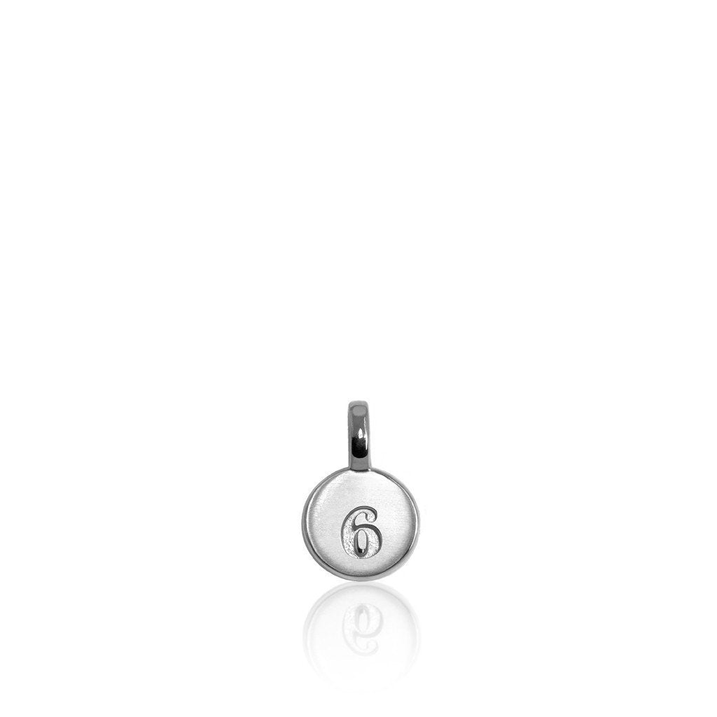 Mini Additions™ Number 6 Charm