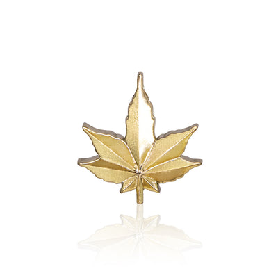 Alex Woo Weed Leaf Charm Necklace