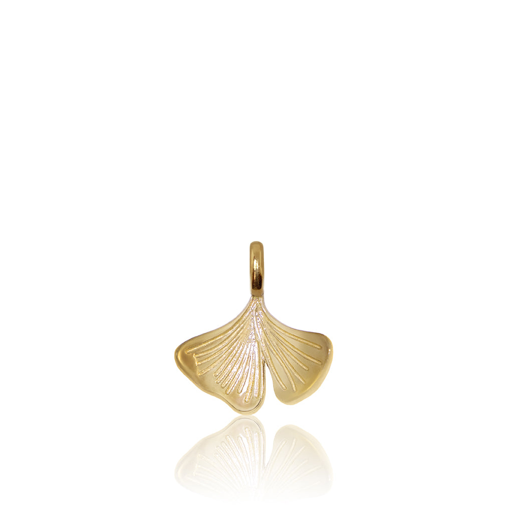 Alex Woo Mini X Gingko Leaf Charm