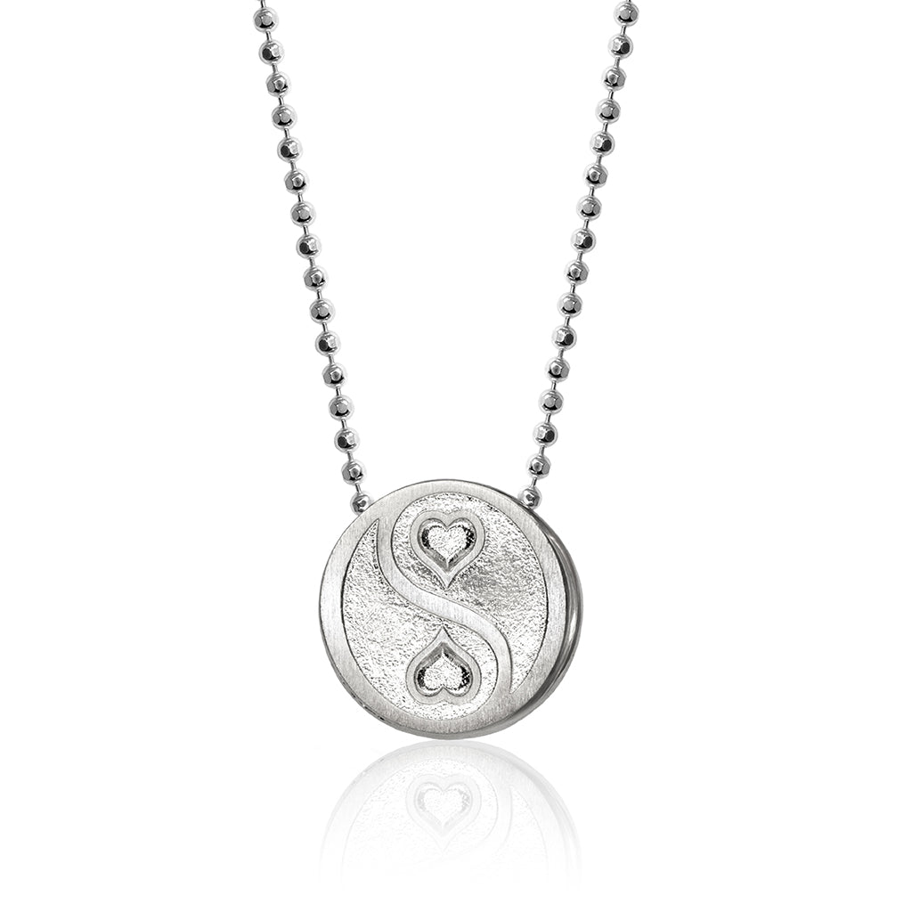 Alex Woo Yin Yang Charm Necklace